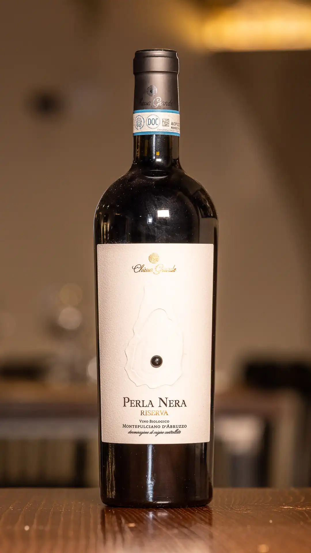 CHIUSA GRANDE PERLA NERA RISERVA MONTEPULCIANO D ABRUZZO DOC BIOLOGICO