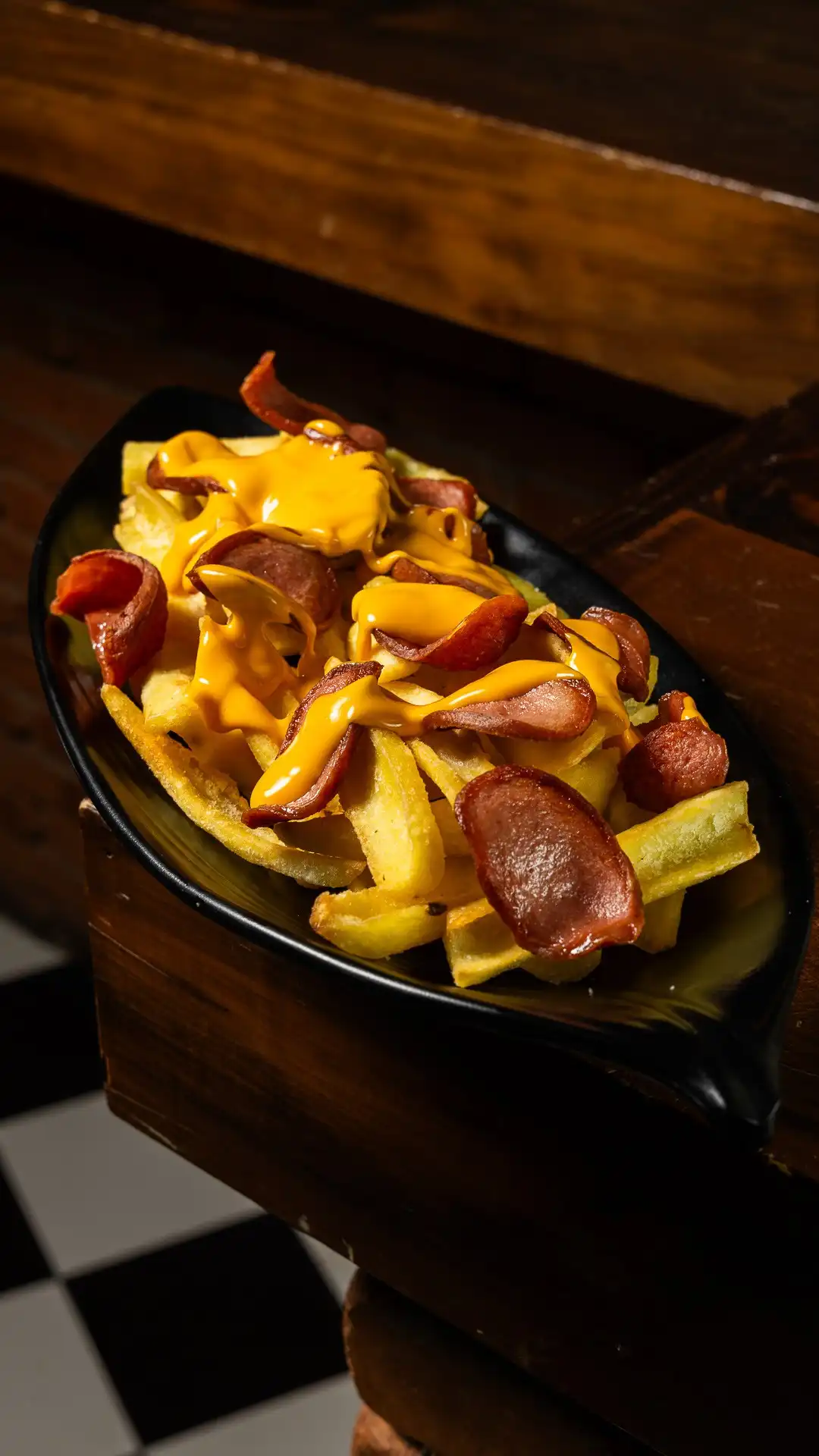 Patate wrustel e cheddar