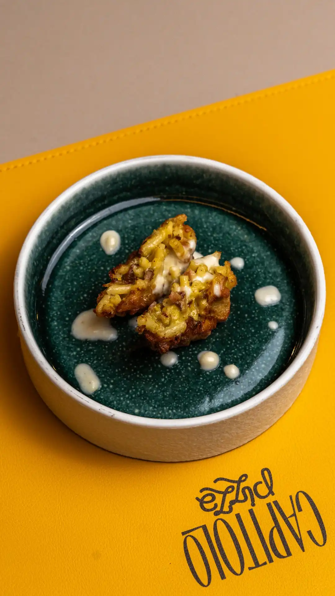 Frittatina Mortadella e pistacchio