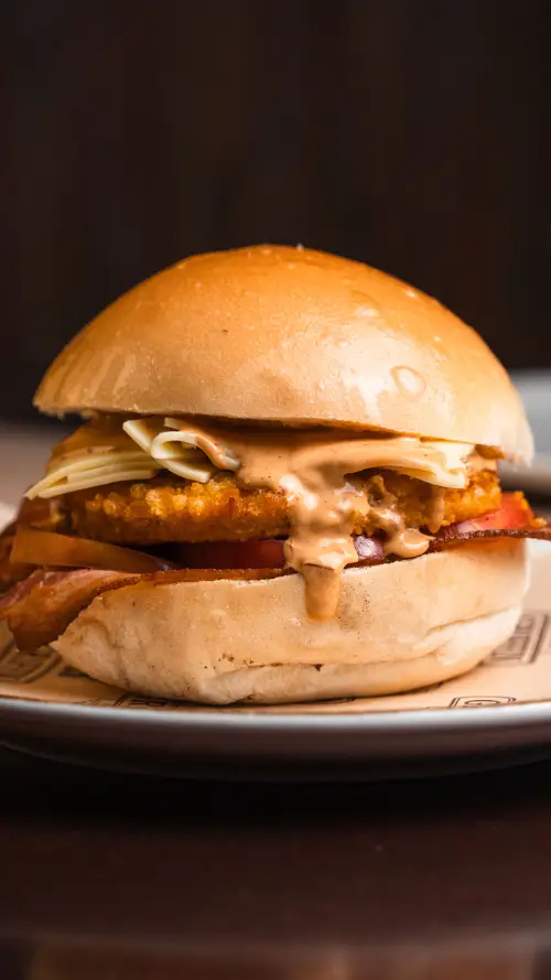 Crunchy burger