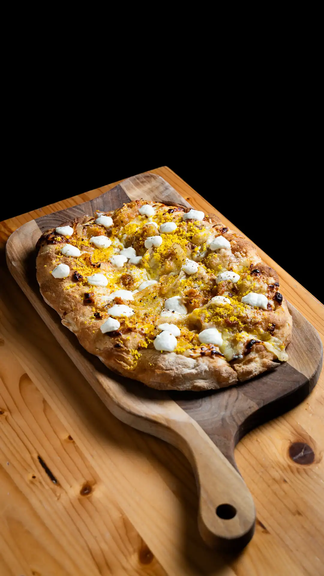 Carbonara (pizza in pala)