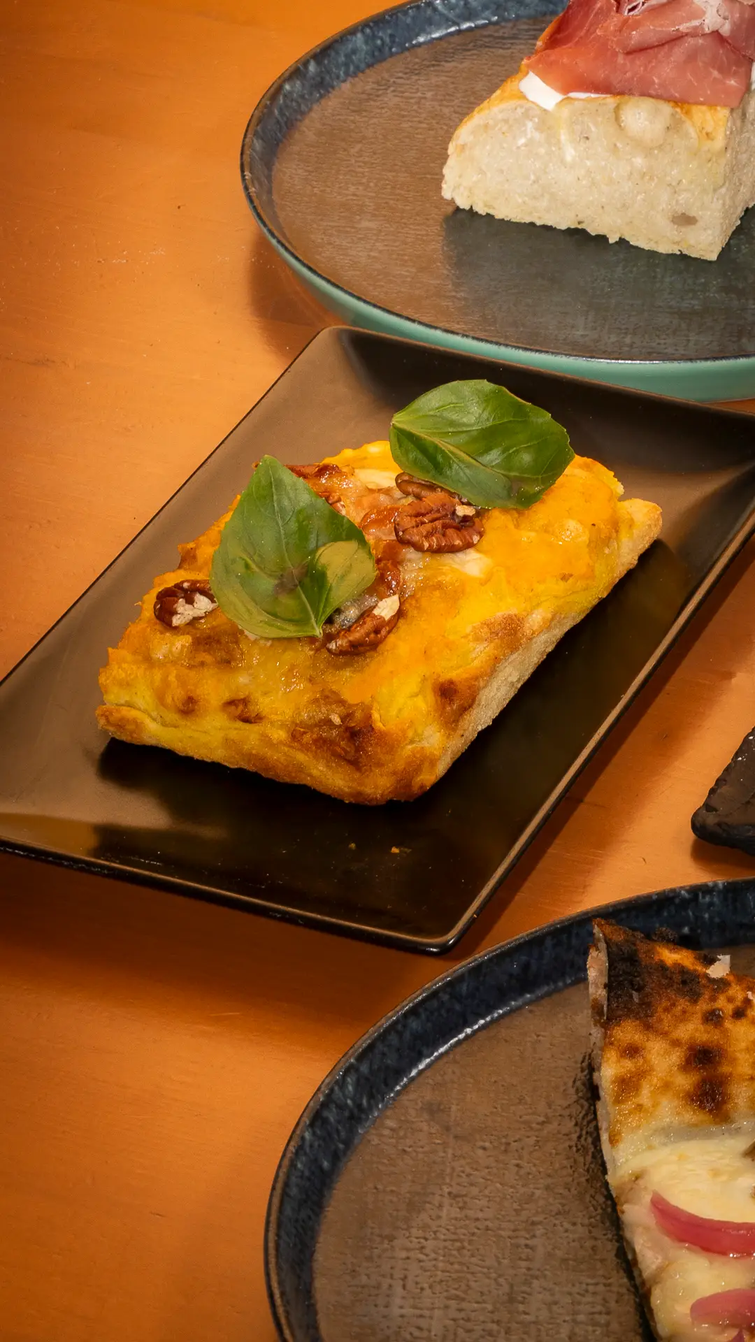 Trancio di pizza in pala