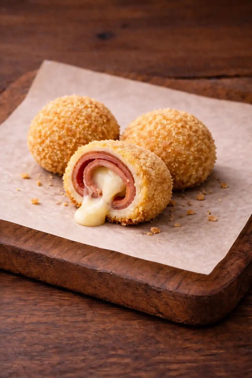 Bombette di bacon e provola