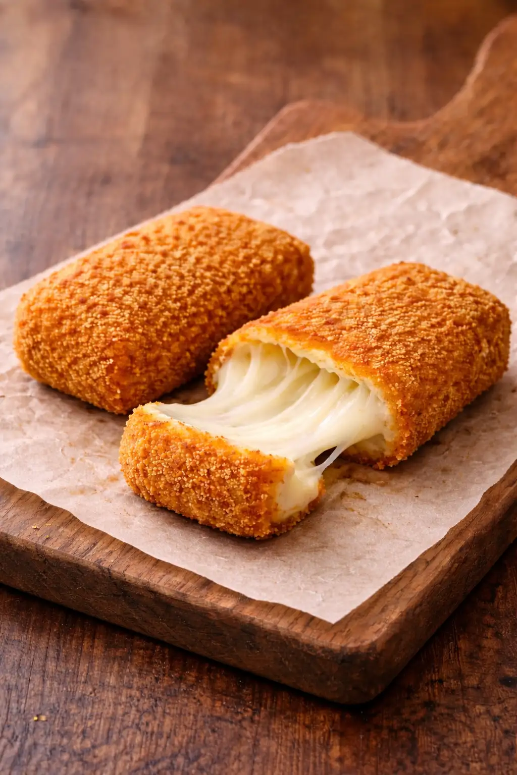 Provola impanata e fritta