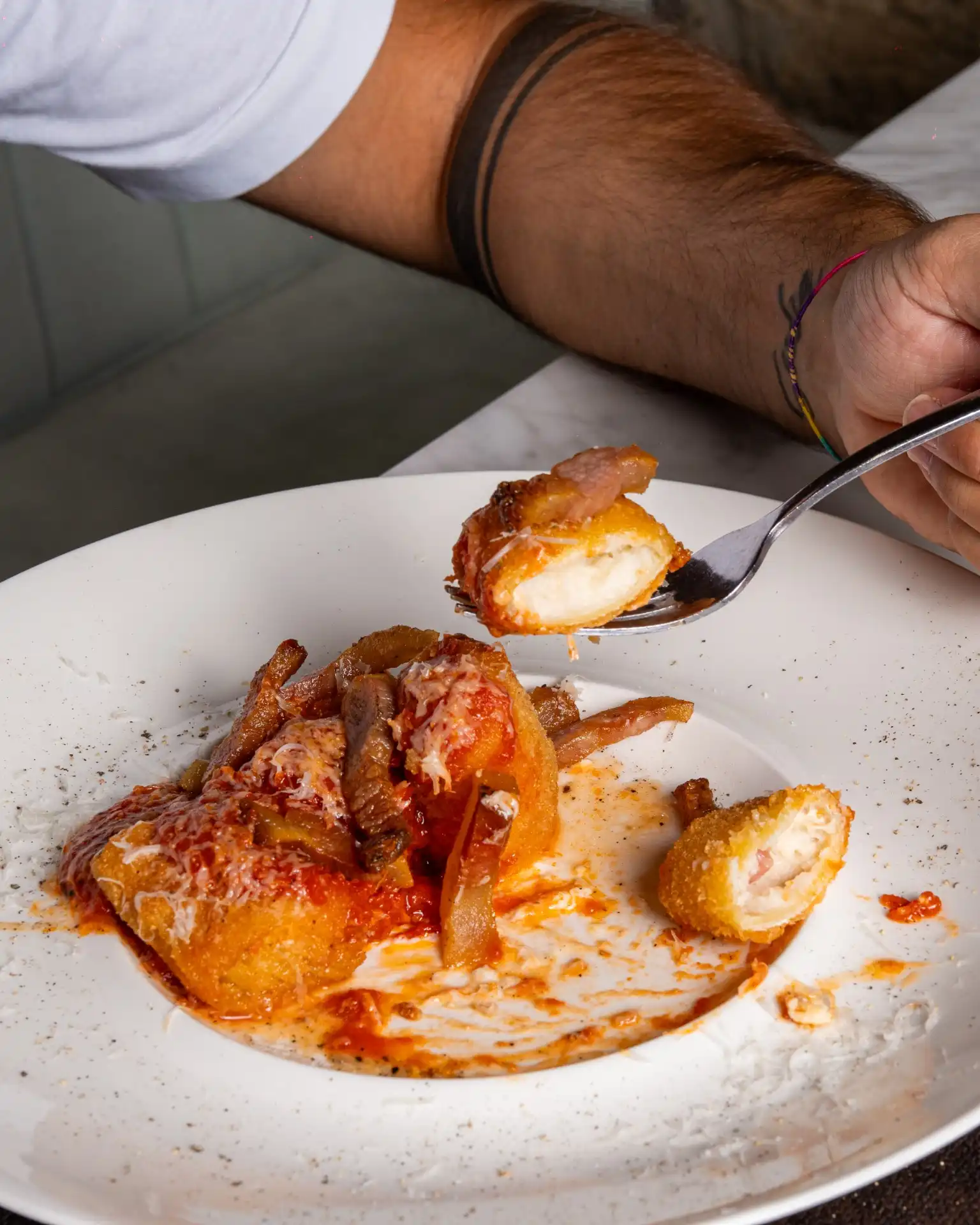 PACCHERO FRITTO ALL'AMATRICIANA