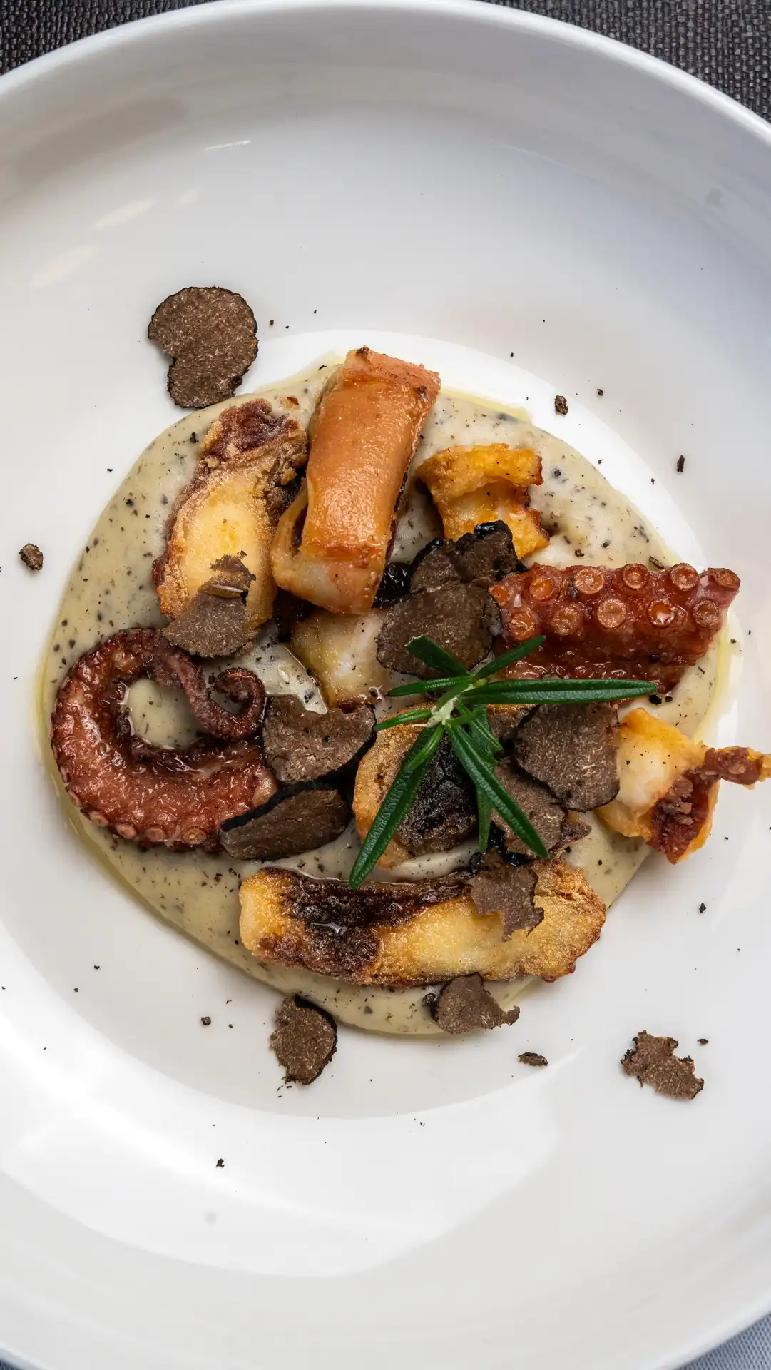 POLPO PATATE E TARTUFO