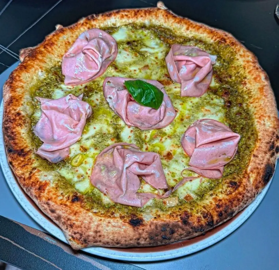 Mortadella e pistacchio