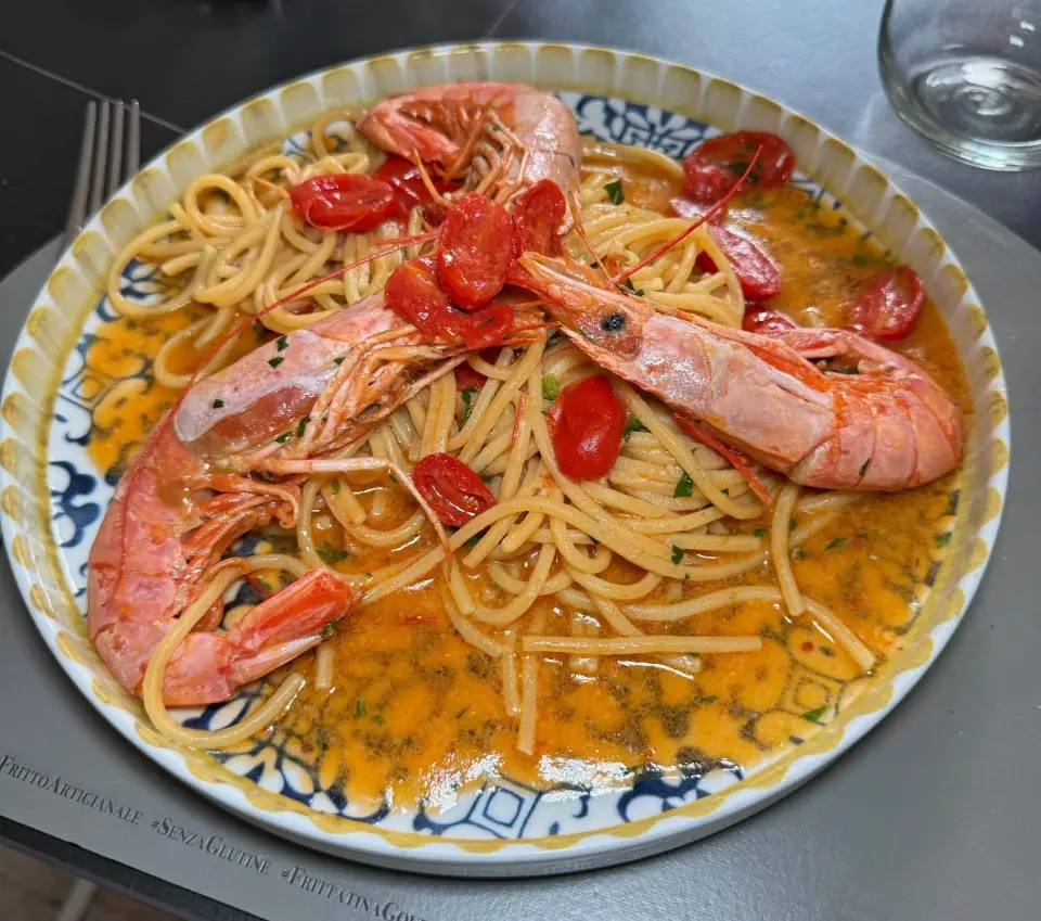 SPAGHETTI CON GAMBERONI