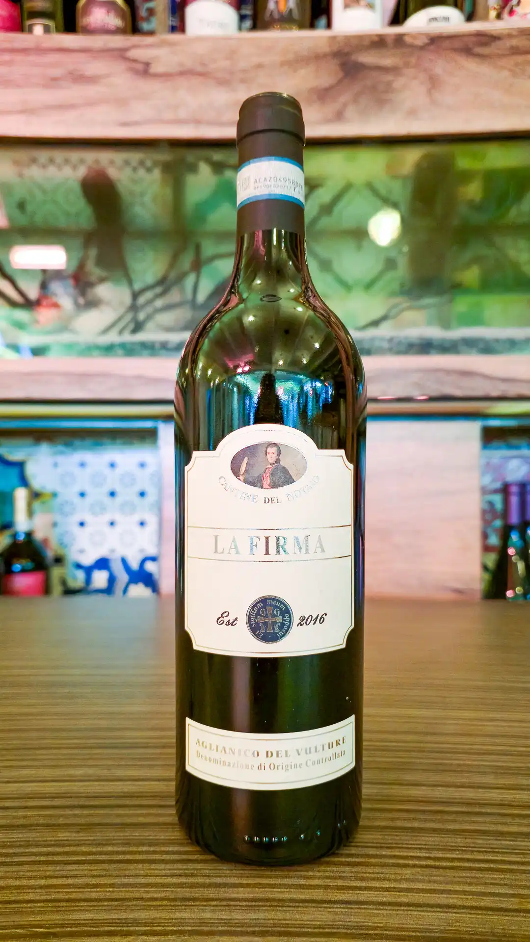 CANTINE DEL NOTAIO LA FIRMA AGLIANICO DEL VULTURE DOC 2016