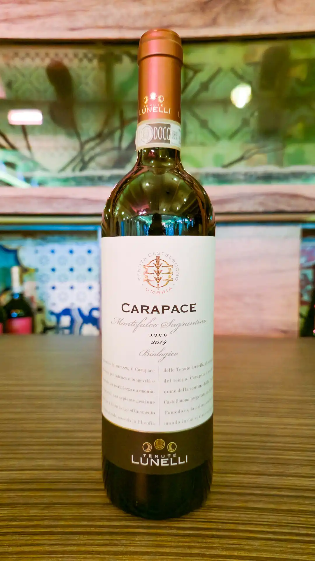 TENUTE LUNELLI CARAPACE MONTEFALCO SAGRANTINO DOCG BIOLOGICO 2019