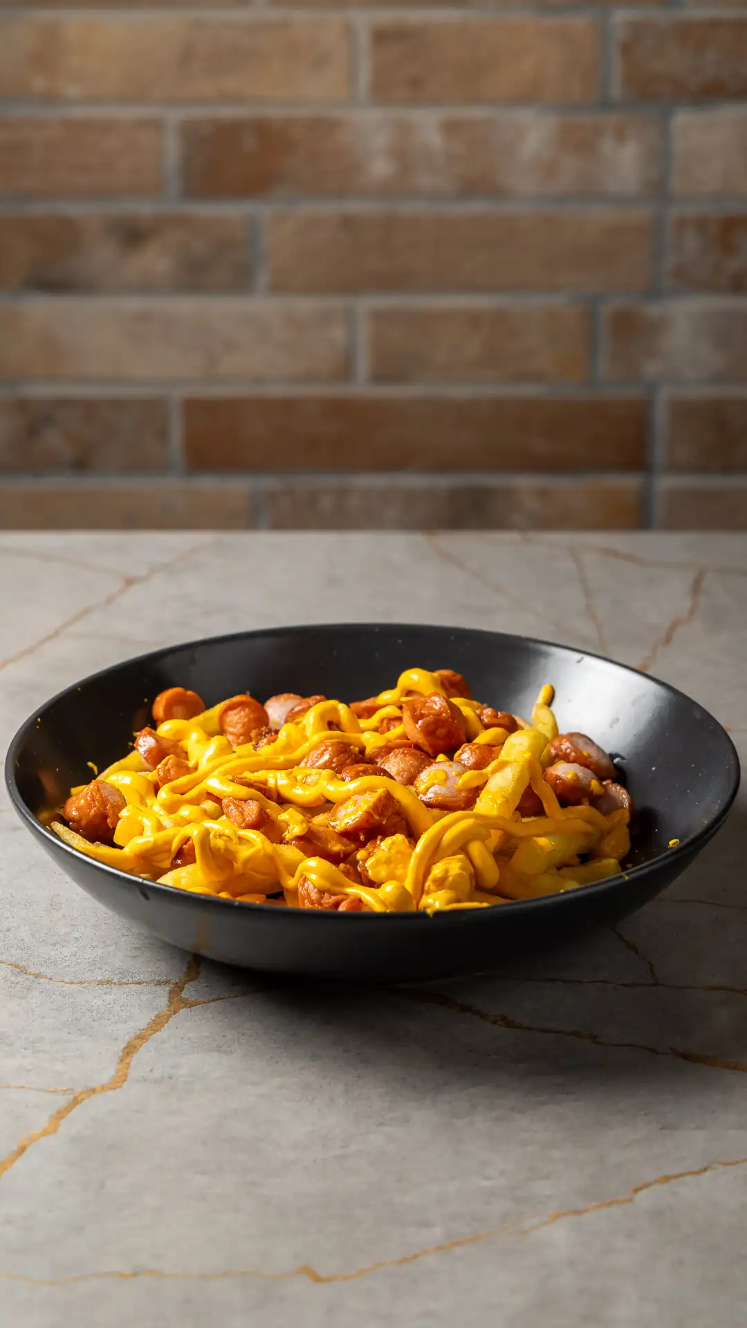 Patatine Würstel & Cheddar