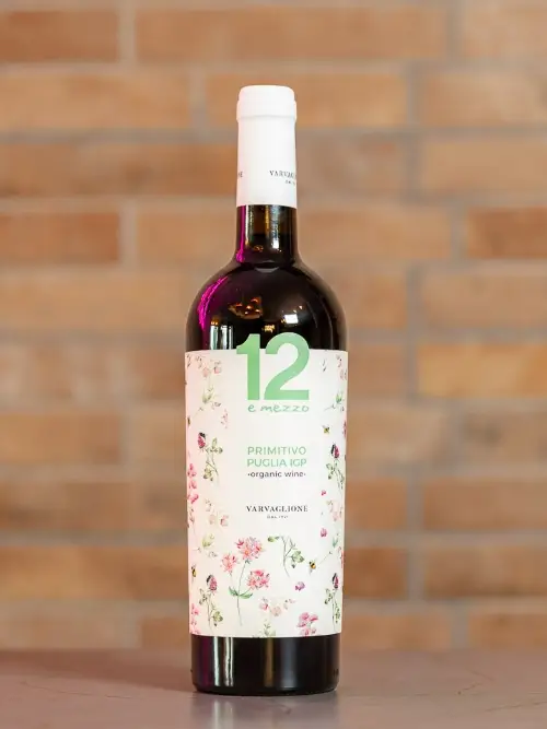 PRIMITIVO SALENTO IGP 12 E MEZZO VARVAGLIONE ORGANIC