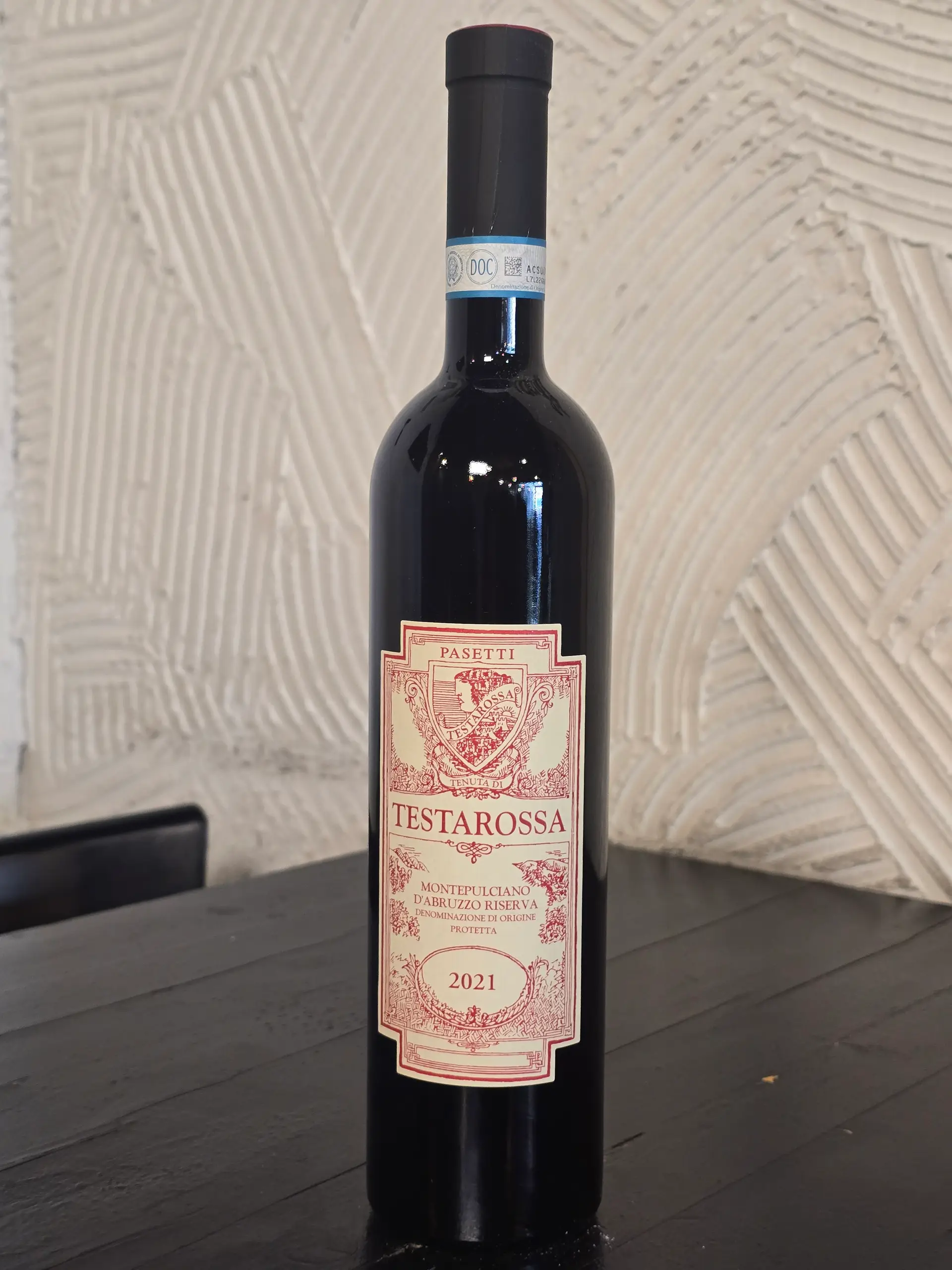 PASETTI | TESTAROSSA MONTEPULCIANO D'ABRUZZO RISERVA