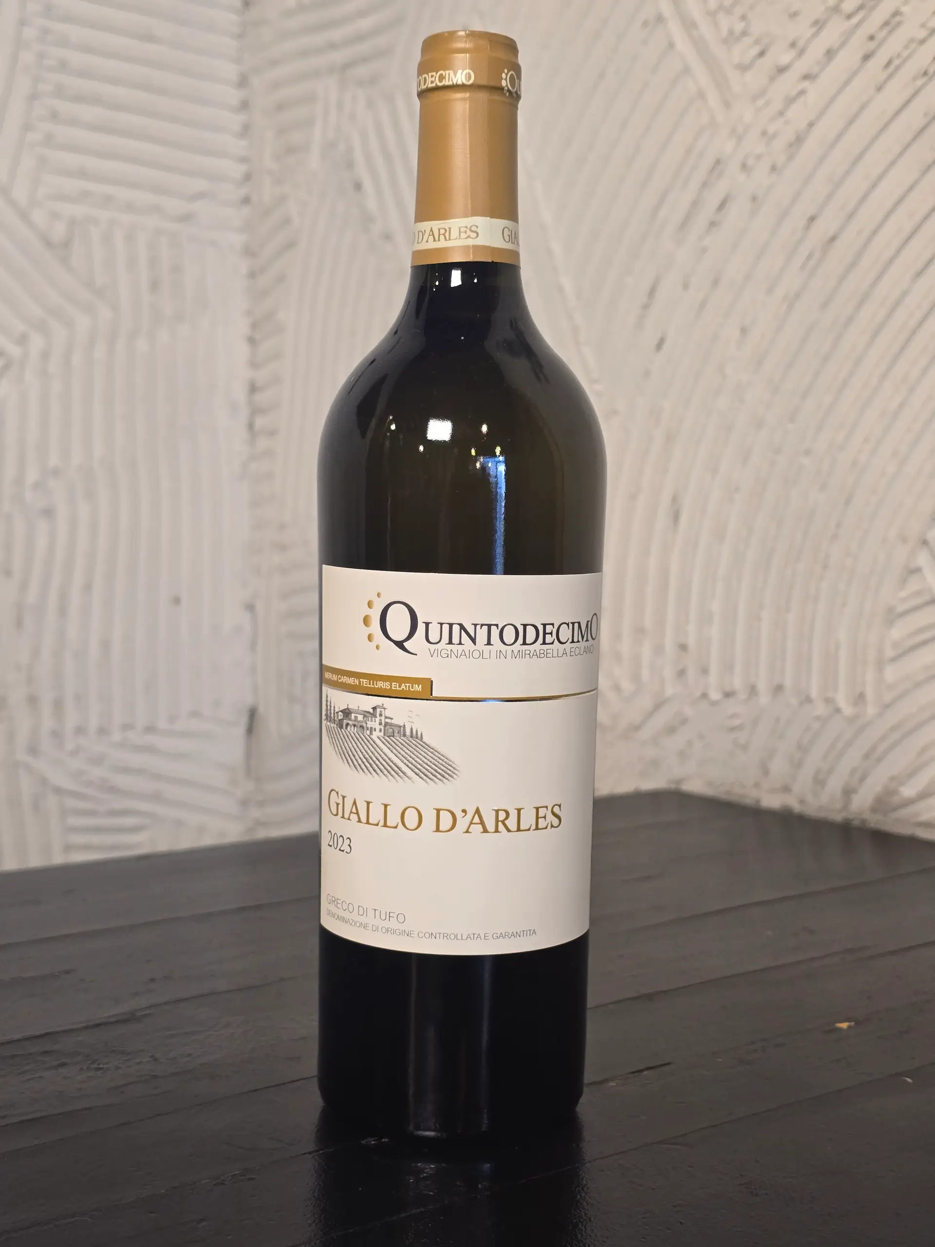 QUINTODECIMO MIRABELLA | GIALLO D'ARLES GRECO DI TUFO DOCG 2023