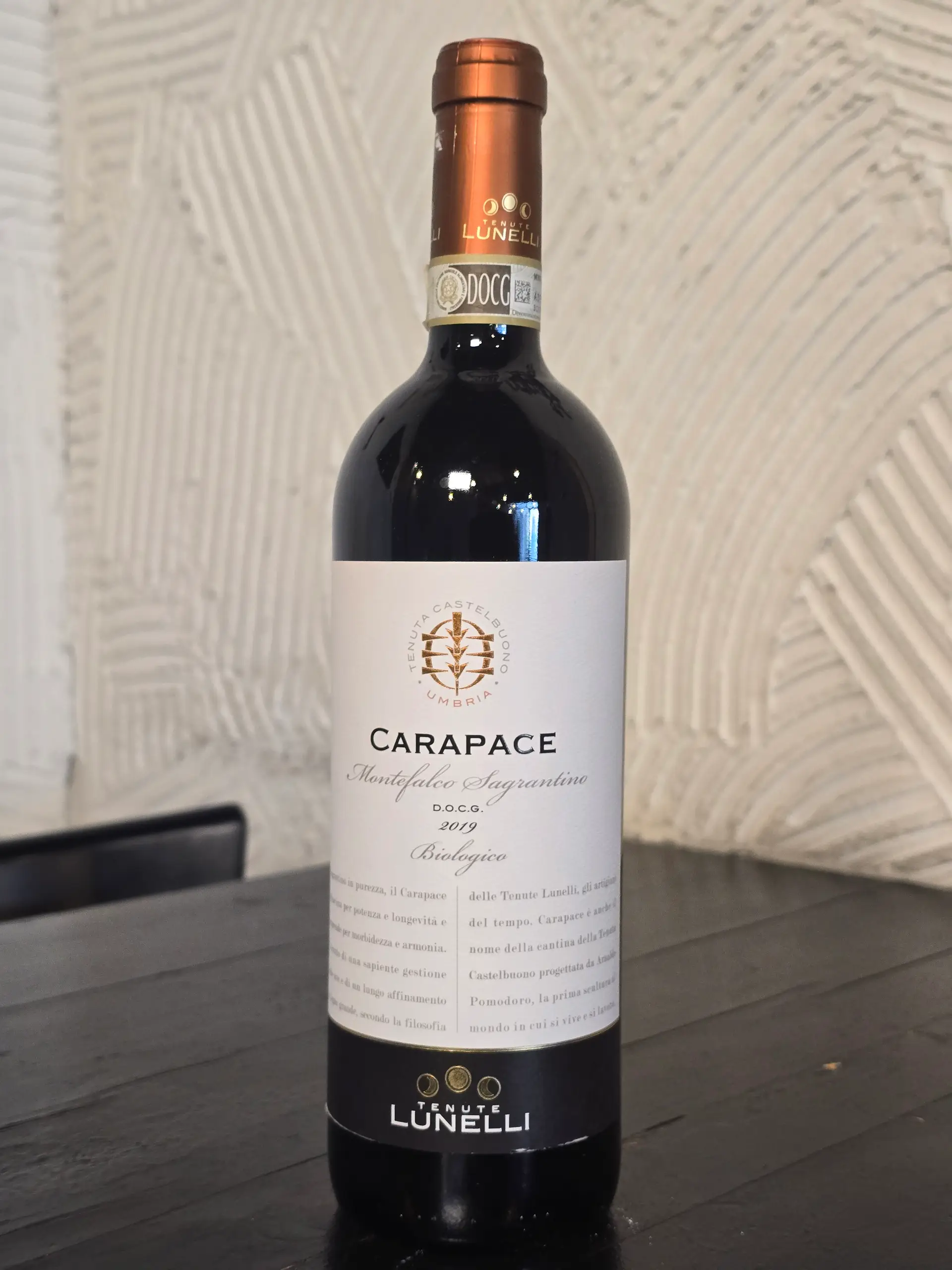 TENUTA CASTELBUONO | CARAPACE MONTEFALCO SAGRANTINO 2019
