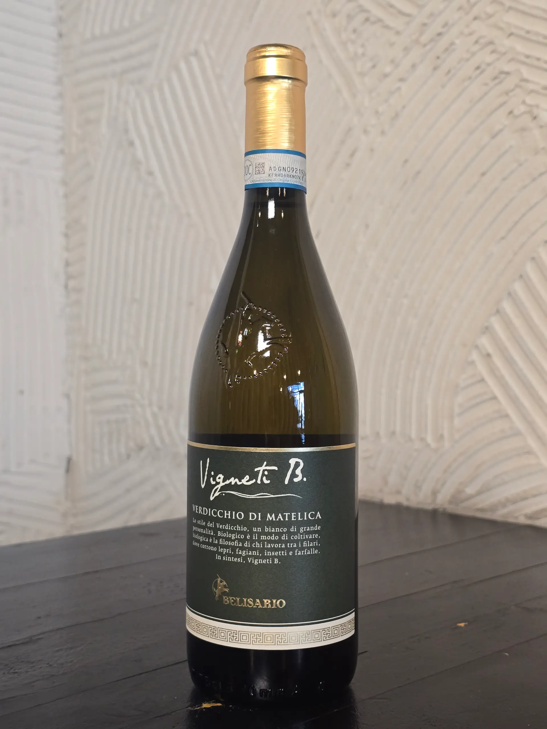 BELISARIO | VIGNETI B. VERDICCHIO DI MATELICA DOC 2023 BIO