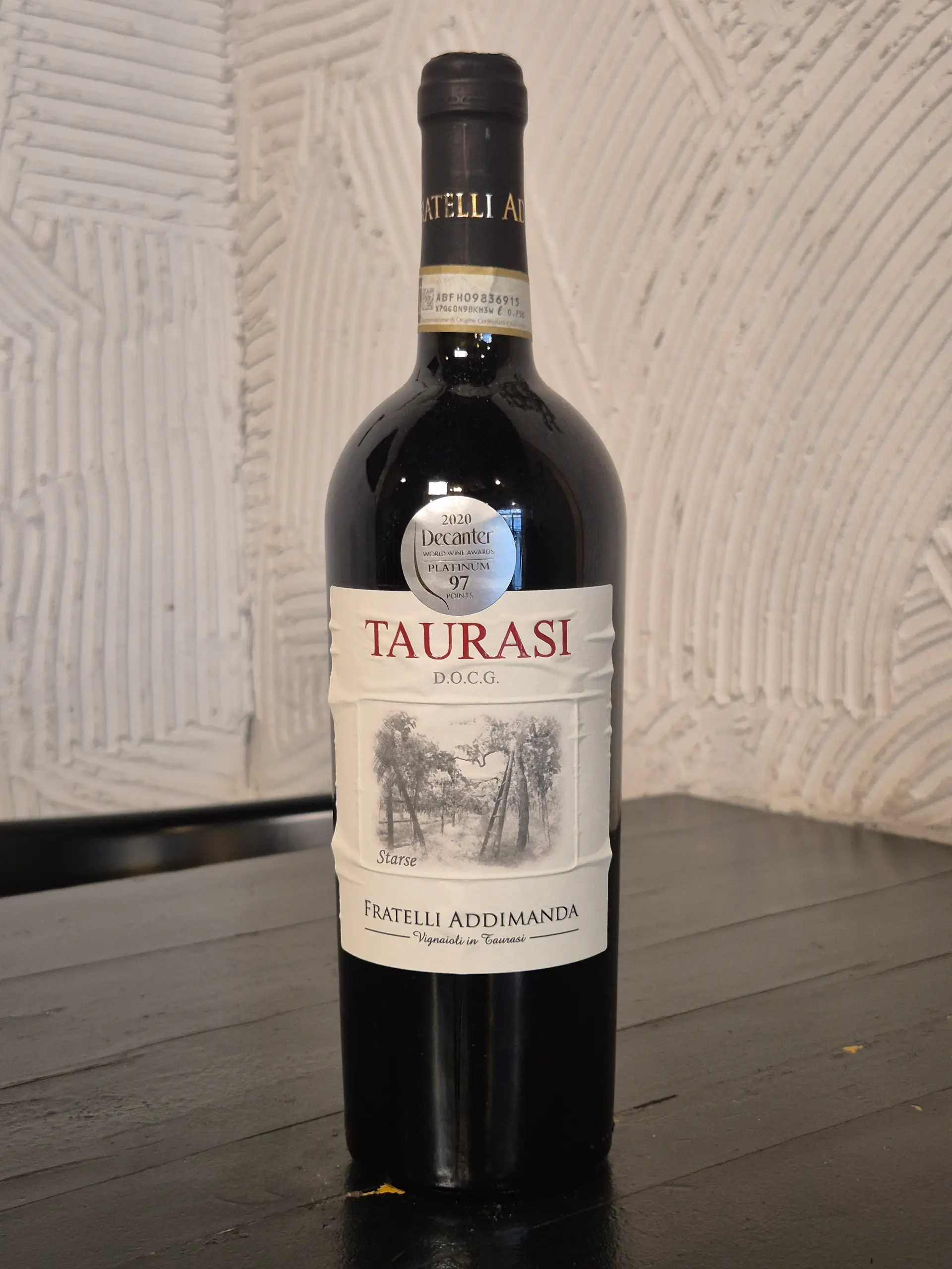 FRATELLI ADDIMANDA VIGNAIOLI | TAURASI STARZE DOCG DECANTER 2020 (97 PUNTI) 2014