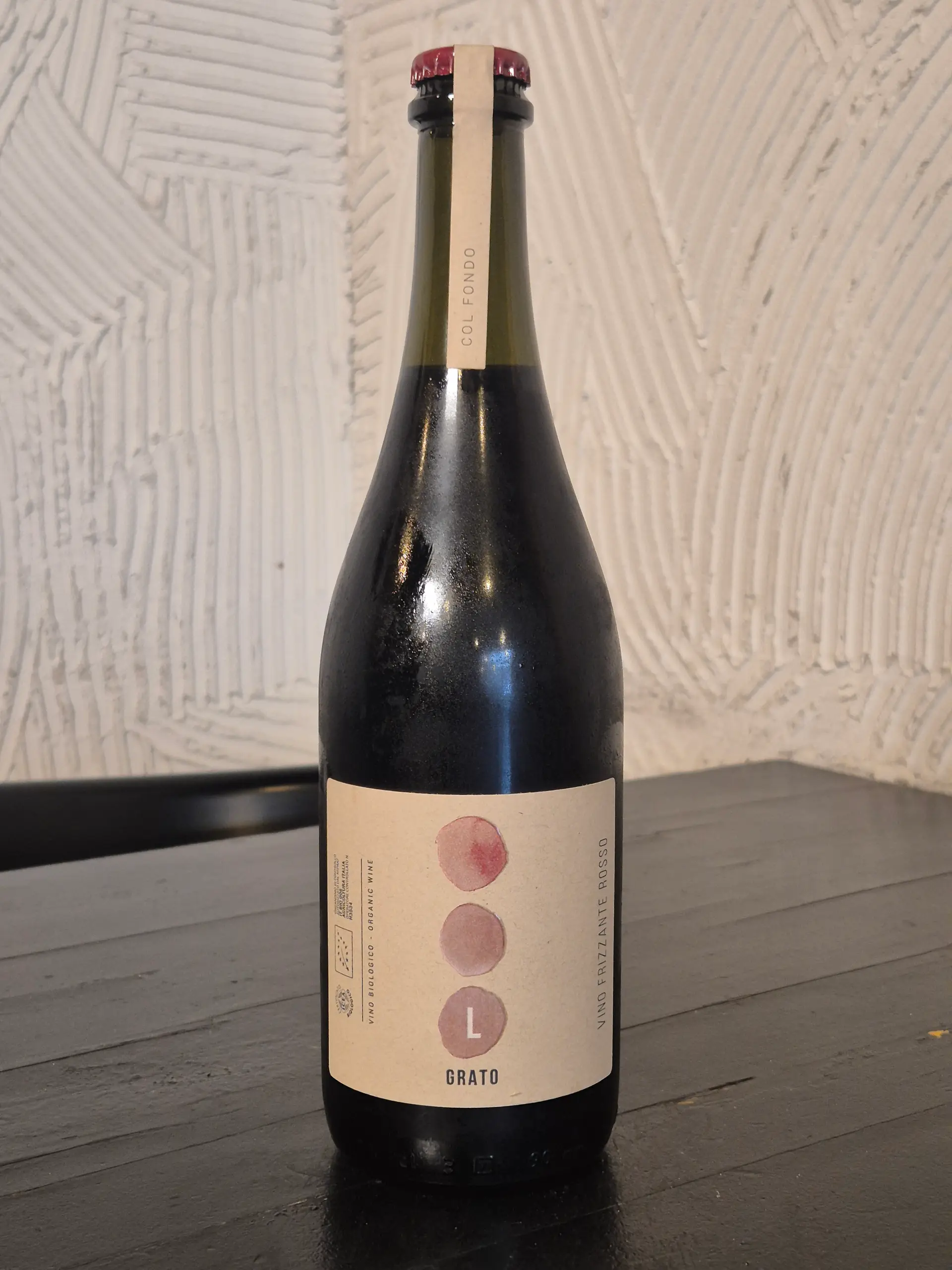 LUSVARDI | GRATO LAMBRUSCO (secco non filtrato) FRIZZANTE