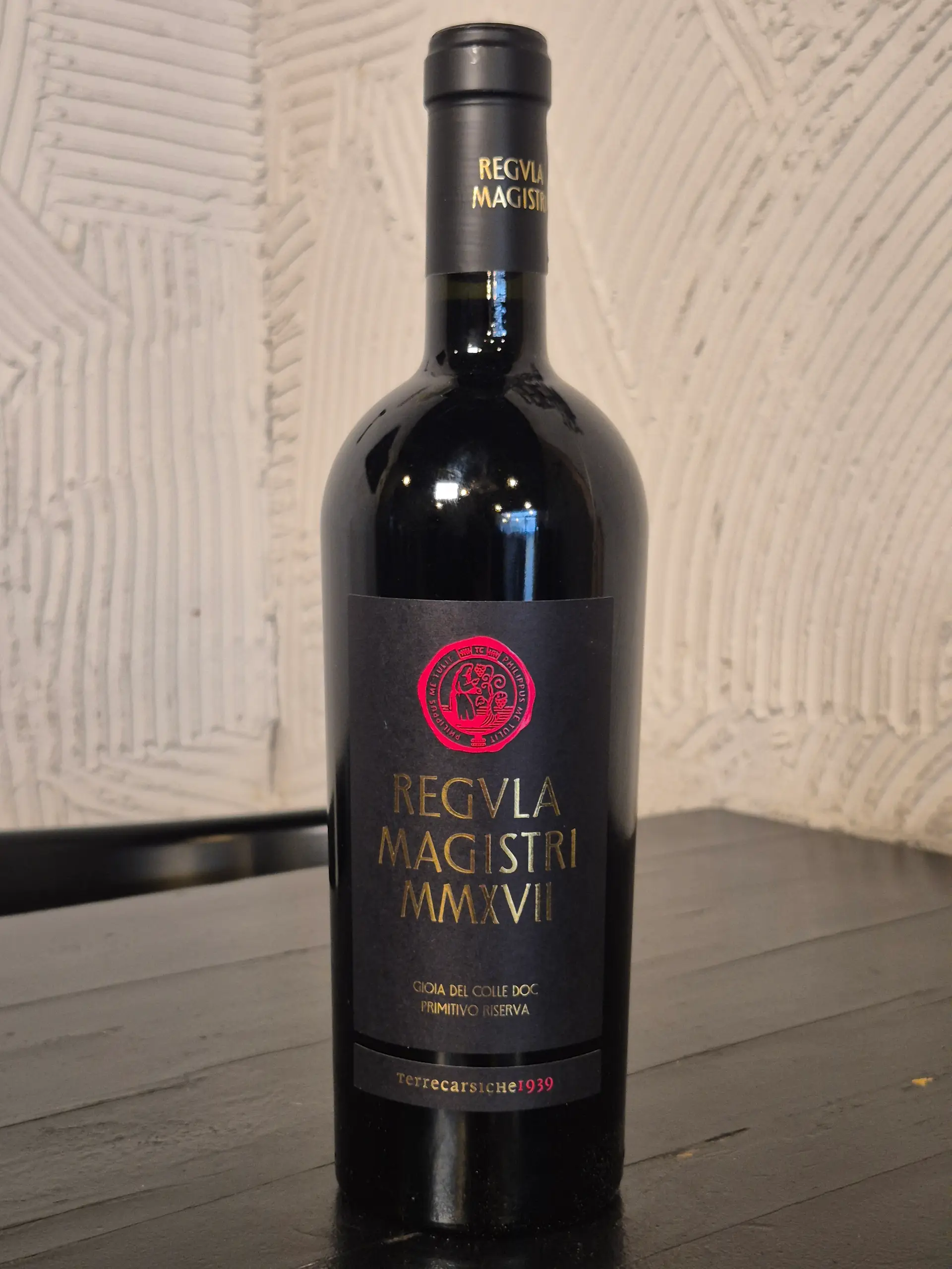 TERRE CARSICHE | PRIMITIVO REGULA MAGISTRI MMXVI